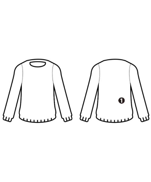 PAGE BOY（ページボーイ）ニット・セーター 白 サイズ:F レディース/2200672375071