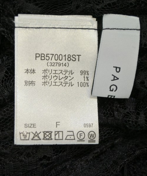 PAGE BOY（ページボーイ）ワンピース 黒 サイズ:F レディース/2200679457022