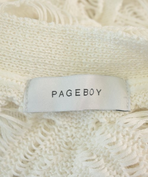 PAGE BOY（ページボーイ）カーディガン 白 サイズ:F レディース/2200700553136