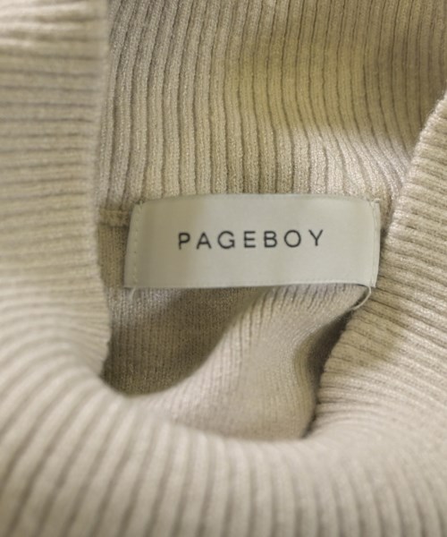 PAGE BOY（ページボーイ）ニット・セーター ベージュ サイズ:F レディース/2200655688075