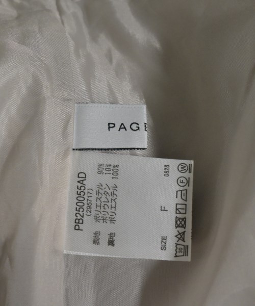 PAGE BOY（ページボーイ）ショートパンツ 白 サイズ:F レディース/2200657070045