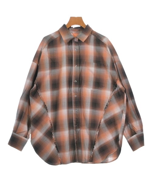 PAGE BOY(ページボーイ)カジュアルシャツ オレンジ サイズ:F/2200641689055