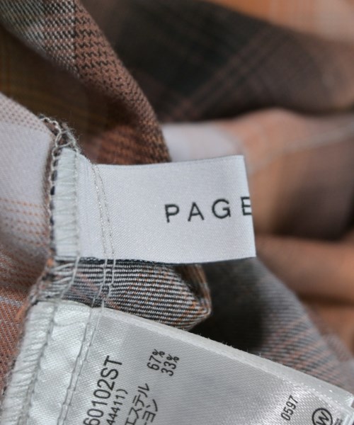 PAGE BOY（ページボーイ）カジュアルシャツ オレンジ サイズ:F レディース/2200641689055