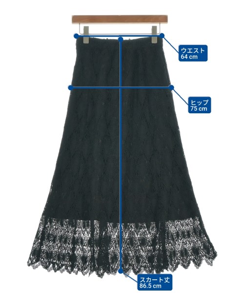 PAGE BOY（ページボーイ）ロング・マキシ丈スカート 黒 サイズ:F レディース/2200640766047