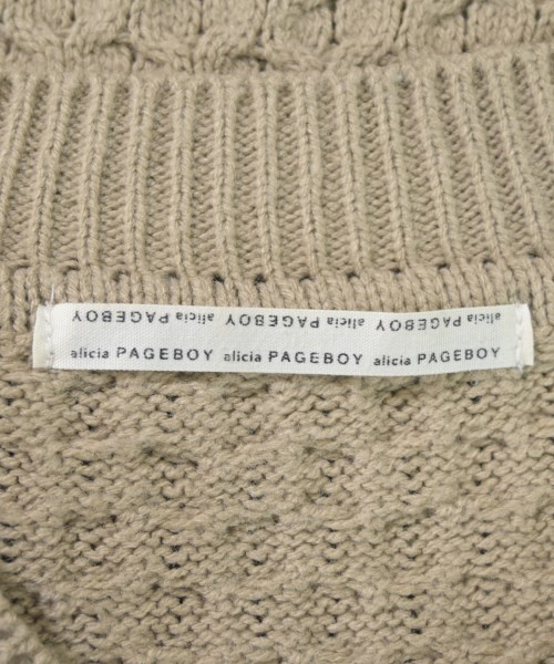 PAGE BOY（ページボーイ）ニット・セーター ベージュ サイズ:F レディース/2200662557029
