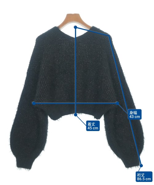 PAGE BOY（ページボーイ）カーディガン 黒 サイズ:F レディース/2200662557036