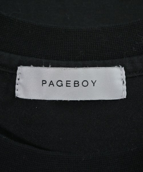 PAGE BOY（ページボーイ）Tシャツ・カットソー 黒 サイズ:F レディース/2200668169097