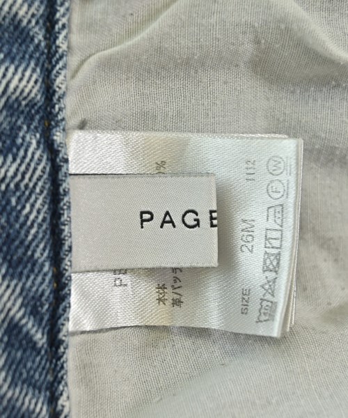 PAGE BOY（ページボーイ）デニムパンツ 青 サイズ:26(M位) レディース/2200713748031