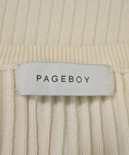 PAGE BOY（ページボーイ）タンクトップ 白 サイズ:F レディース/2200724226047
