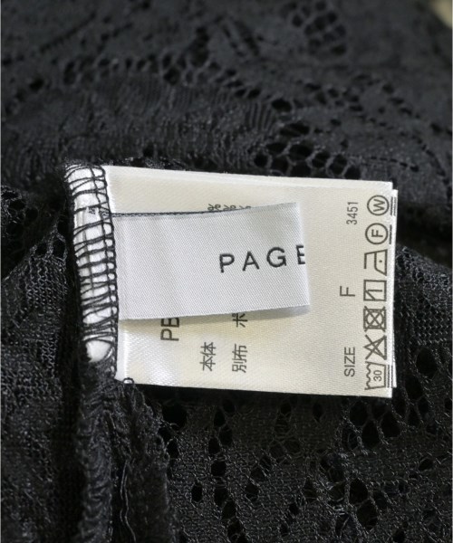 PAGE BOY（ページボーイ）ブラウス 黒 サイズ:F レディース/2200682455046