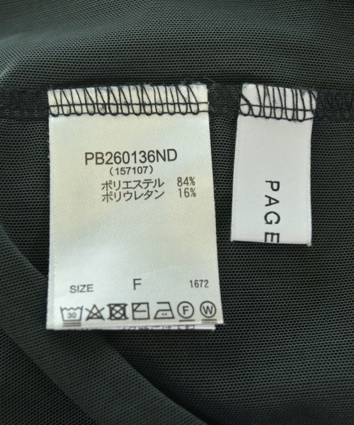 PAGE BOY（ページボーイ）Tシャツ・カットソー 黒 サイズ:F レディース/2200691516127