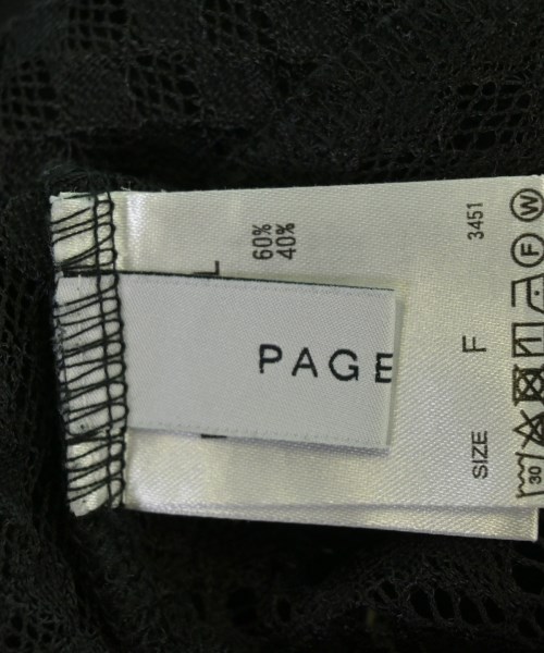 PAGE BOY（ページボーイ）カジュアルシャツ 黒 サイズ:F レディース/2200687813049