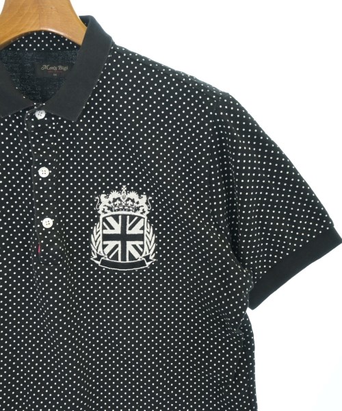 MEN'S BIGI（メンズ　ビギ）ポロシャツ 黒 サイズ:4(XL位) メンズ/2200635051080