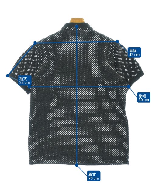 MEN'S BIGI（メンズ　ビギ）ポロシャツ 黒 サイズ:4(XL位) メンズ/2200635051080