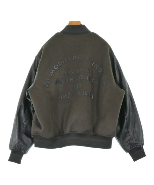 MEN'S BIGI（メンズ　ビギ）スタジャン 茶 サイズ:3(L位) メンズ/2200636280243