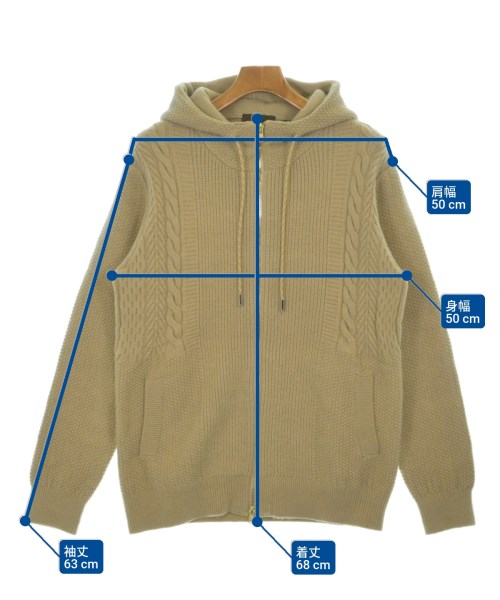 MEN'S BIGI（メンズ　ビギ）ニット・セーター ベージュ サイズ:3(L位) メンズ/2200641083020