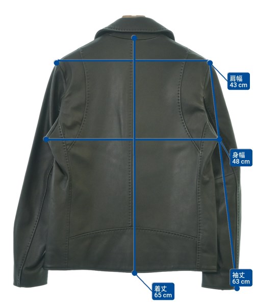 MEN'S BIGI（メンズ　ビギ）ライダース 黒 サイズ:1(S位) メンズ/2200614947113