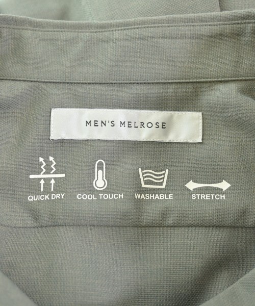 MEN'S MELROSE（メンズ　メルローズ）カジュアルシャツ 緑 サイズ:3(L位) メンズ/2200623031025