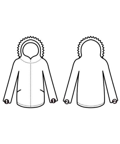 MEN'S MELROSE（メンズ　メルローズ）モッズコート 茶 サイズ:4(XL位) メンズ/2200624912019