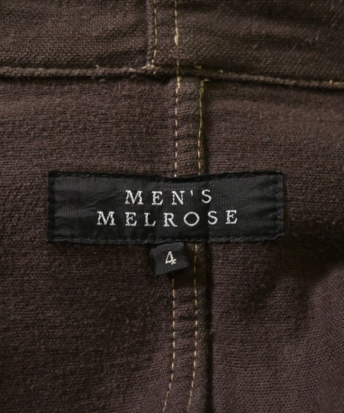 MEN'S MELROSE（メンズ　メルローズ）モッズコート 茶 サイズ:4(XL位) メンズ/2200624912019