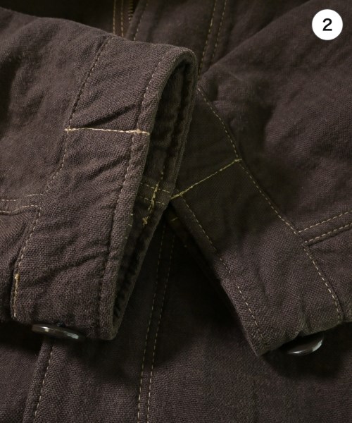 MEN'S MELROSE（メンズ　メルローズ）モッズコート 茶 サイズ:4(XL位) メンズ/2200624912019