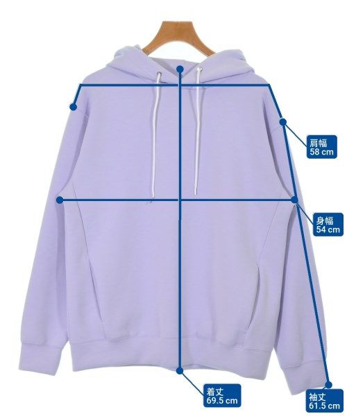 MEN'S MELROSE（メンズ　メルローズ）パーカー 紫 サイズ:4(XL位) メンズ/2200630242032