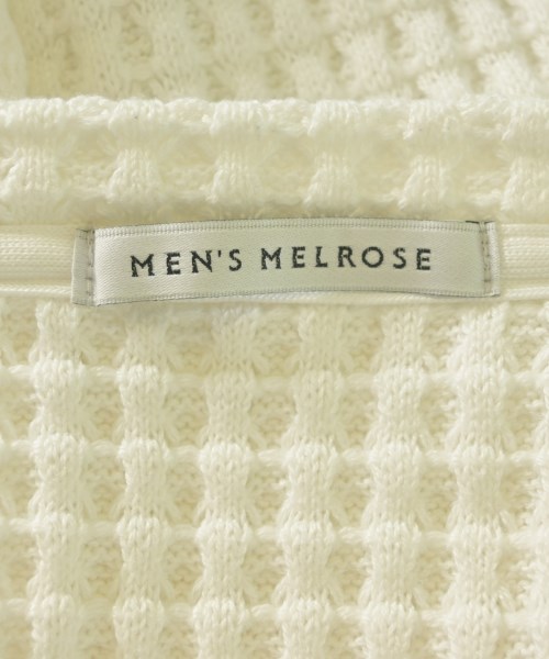 MEN'S MELROSE（メンズ　メルローズ）ニット・セーター 白 サイズ:4(XL位) メンズ/2200608950112