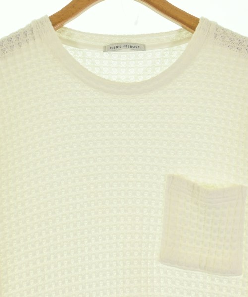 MEN'S MELROSE（メンズ　メルローズ）ニット・セーター 白 サイズ:4(XL位) メンズ/2200608950112