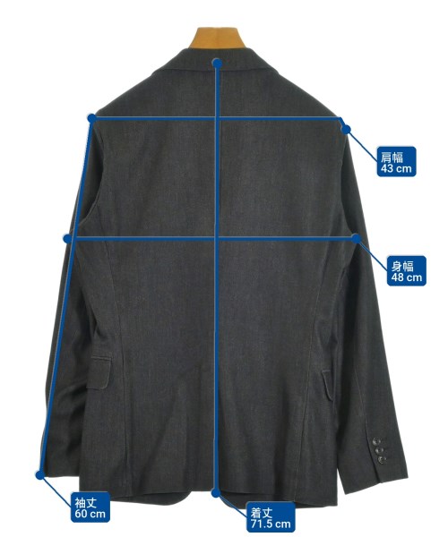 MEN'S MELROSE（メンズ　メルローズ）カジュアルジャケット 黒 サイズ:3(L位) メンズ/2200648278023