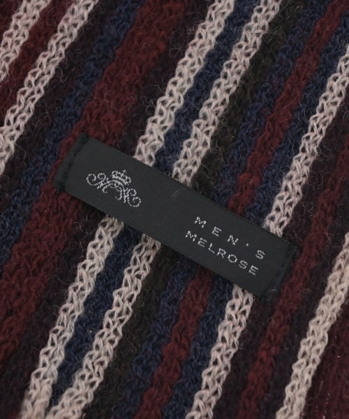 MEN'S MELROSE（メンズ　メルローズ）マフラー 赤 サイズ:- メンズ/2200654829028