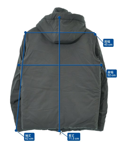 MEN'S MELROSE（メンズ　メルローズ）ダウンジャケット/ダウンベスト グレー サイズ:3(L位) メンズ/2200655030195