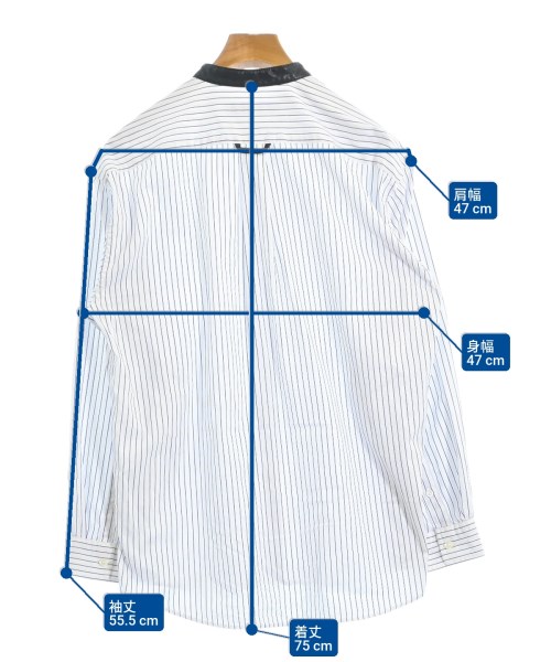 MEN'S MELROSE（メンズ　メルローズ）カジュアルシャツ 白 サイズ:3(L位) メンズ/2200656459070