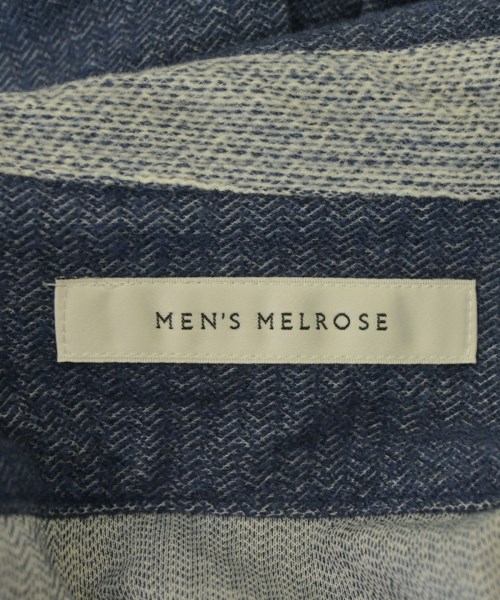 MEN'S MELROSE（メンズ　メルローズ）カジュアルシャツ 青 サイズ:4(XL位) メンズ/2200679555032
