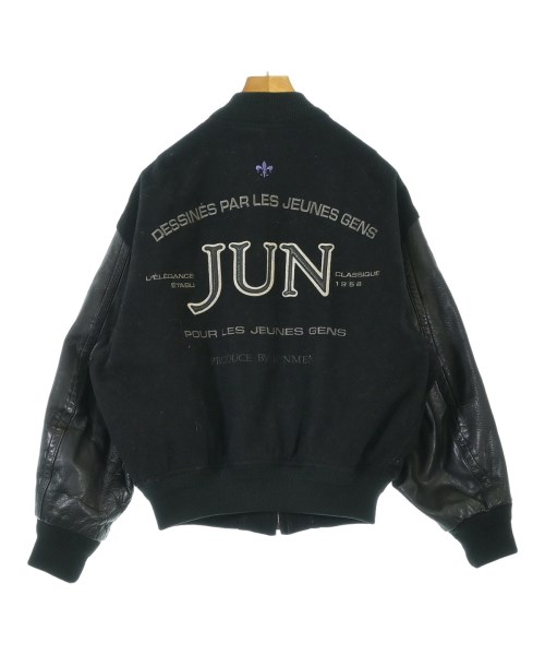 JUN MEN（ジュンメン）スタジャン 黒 サイズ:M メンズ/2200642075048