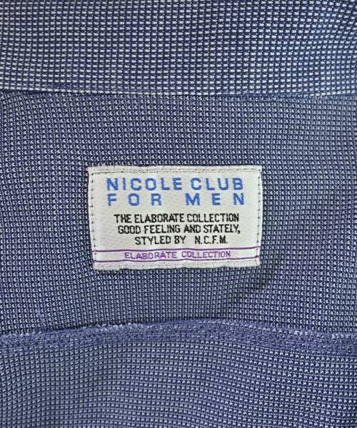 NICOLE CLUB FOR MEN（ニコルクラブフォーメン）カジュアルシャツ 紺 サイズ:52(XL位) メンズ/2200675036023