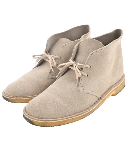 clarks(クラークス)ブーツ ベージュ サイズ:10 1/2(28.5cm位)/2200668058452