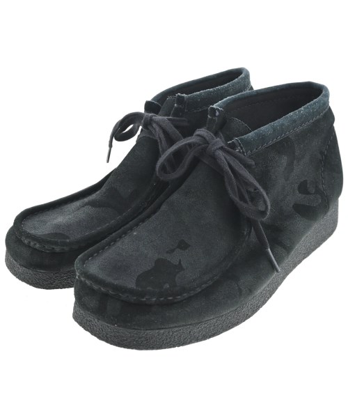 clarks(クラークス)スニーカー 黒 サイズ:9(27cm位)/2200651908047