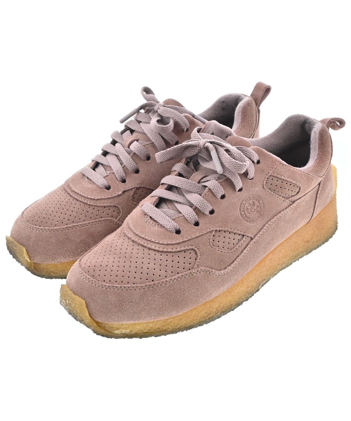 clarks（クラークス）スニーカー ピンク サイズ:9(27cm位) メンズ
