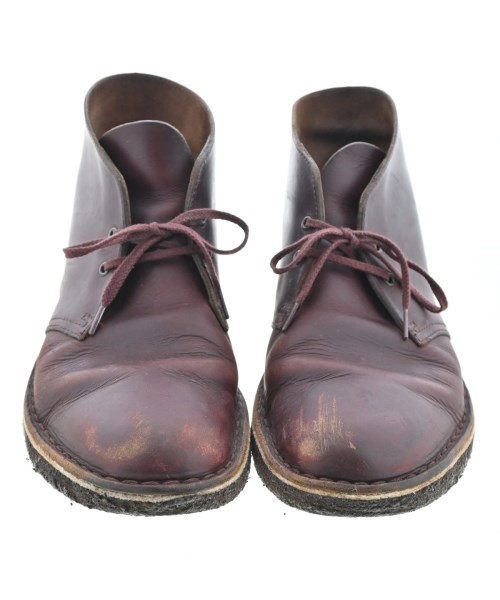 clarks（クラークス）ブーツ 赤 サイズ:8 1/2(27cm位) メンズ/2200669768039