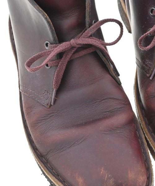 clarks（クラークス）ブーツ 赤 サイズ:8 1/2(27cm位) メンズ/2200669768039