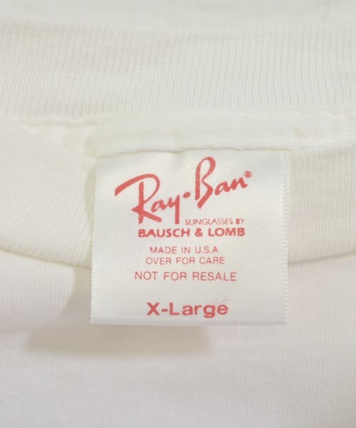 Ray-Ban（レイバン）Tシャツ・カットソー 白 サイズ:XL メンズ/2200641428067