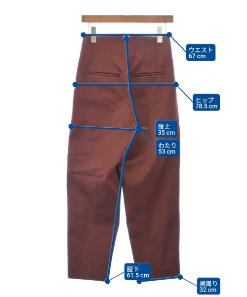 DRESSTERIOR（ドレステリア）スラックス 赤 サイズ:38(M位) レディース/2200630397022