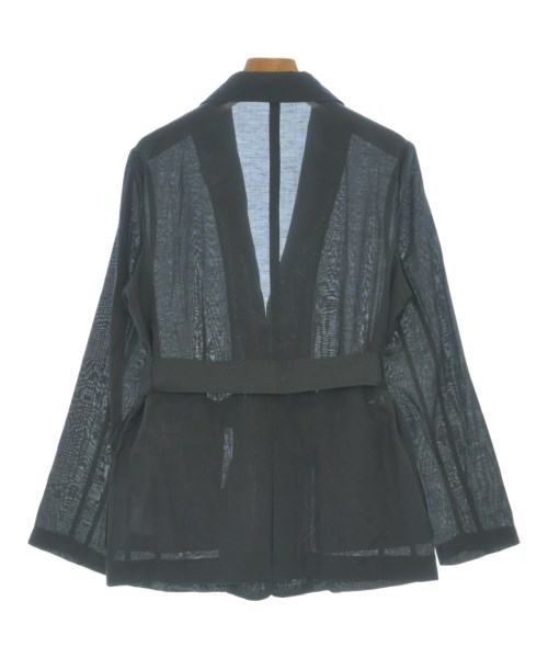DRESSTERIOR（ドレステリア）ノーカラージャケット 黒 サイズ:36(S位) レディース/2200621985085