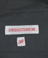 DRESSTERIOR（ドレステリア）ノーカラージャケット 黒 サイズ:36(S位) レディース/2200621985085