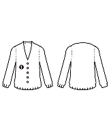 DRESSTERIOR（ドレステリア）カーディガン 紺 サイズ:36(S位) レディース/2200634926440