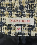 DRESSTERIOR（ドレステリア）ノーカラージャケット 紺 サイズ:38(M位) レディース/2200621136012