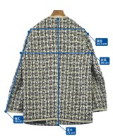 DRESSTERIOR（ドレステリア）ノーカラージャケット 紺 サイズ:38(M位) レディース/2200621136012