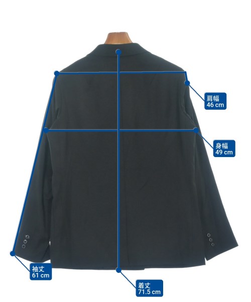 DRESSTERIOR（ドレステリア）カジュアルジャケット 黒 サイズ:S メンズ/2200619262044