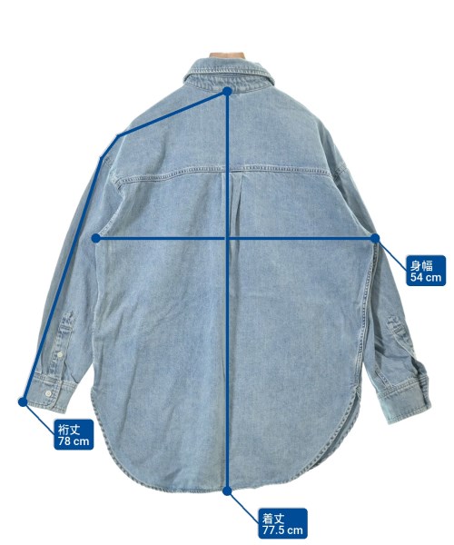 DRESSTERIOR（ドレステリア）カジュアルシャツ 青 サイズ:36(S位) レディース/2200638833041