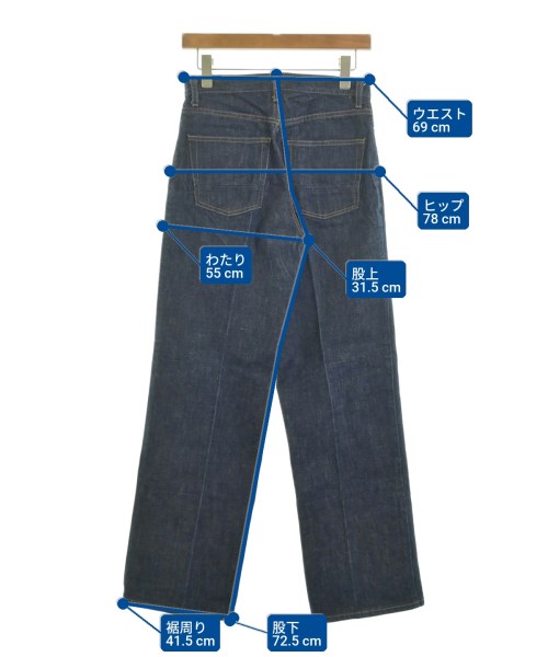 DRESSTERIOR（ドレステリア）デニムパンツ 紺 サイズ:38(M位) レディース/2200637008136